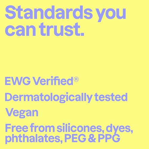 ATTITUDE Moisture Rich Hair Shampoo, EWG Verified, For Dry and Damaged Hair, Naturally Derived Ingredients, Vegan, Plant Based, Quinoa and Jojoba, 8 Fl Oz