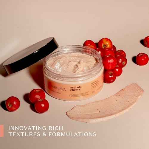 Nativa SPA by O Boticario Acerola Cherry Renewing Body Scrub, Gentle Exfoliation for Smooth, Radiant Skin, 7.05 Ounce (200g)