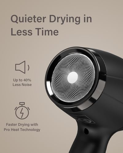ANNLARY Ionic Hair Dryer 1875W with Diffuser & Nozzle