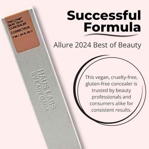 HAUS LABS BY LADY GAGA Triclone Skin Tech Hydrating + De-puffing Concealer with Fermented Arnica 12 Light Rosy