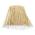 Wooden Cotton Swabs 200 Pack - 6 Inch Makeup and Ear Cleaning Sticks