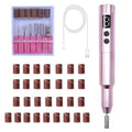 Rechargeable Nail Drill Kit - Cordless Electric Nail File Set