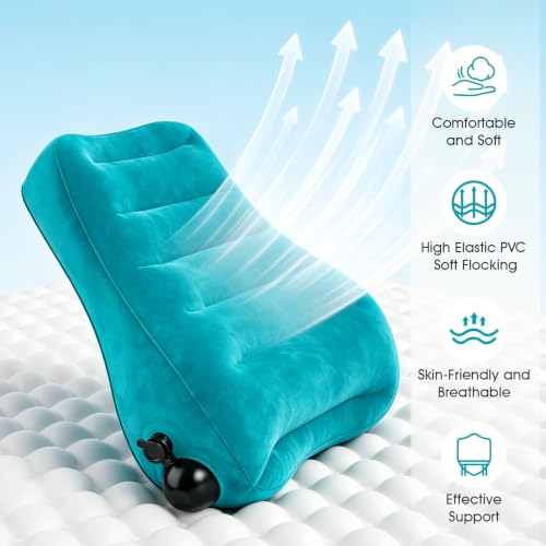 Inflatable Lumbar Support Pillow for Travel & Office