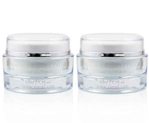 Vivo Per Lei Dead Sea Day Cream - Face Moisturizer for Women - Moisturizing, Hydrating, Non Greasy - 3.4 Fl. Oz. - Pack of 2