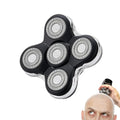 5 Blade Replacement Shaver heads compatible with Skull Shaver for Pitbull Gold PRO/Pitbull Platinum Pro Shaver Heads