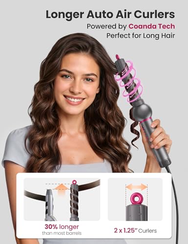 O.H.B 7-in-1 Hair Styler & High-Speed Dryer Brush - Ionic Volumizer