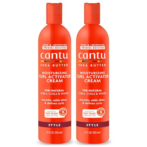 Cantu Curl Activator Cream with Shea Butter, 12 fl oz - Pack of 2