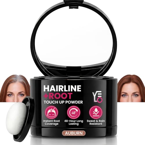 VELO Root Touch Up Hair Color Powder - Gray Cover, Long Lasting, Travel-Ready