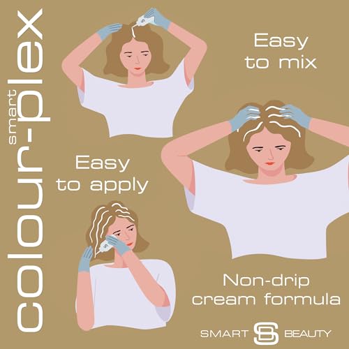 Smart Beauty Ash Blonde Hair Dye & Plex Conditioner - Permanent Vegan Blonde Toner