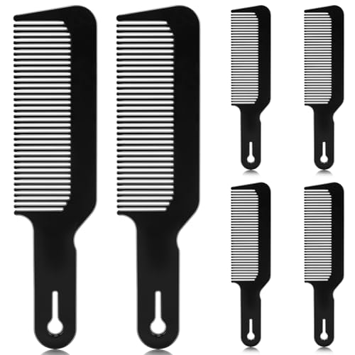 NICEMOVIC Barber Fade Combs 6-Pack Black