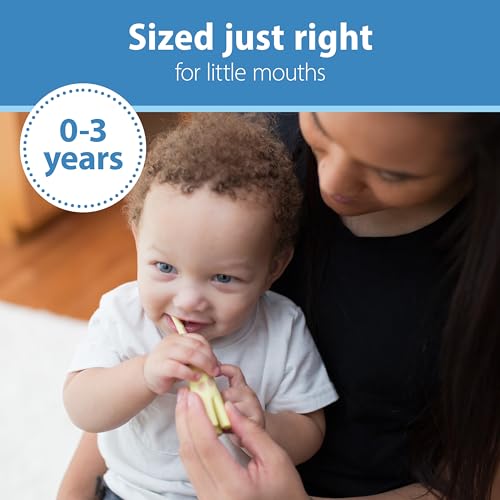 Infant to Toddler Giraffe Toothbrush - Super Soft BPA-Free Baby Oral Care - Yellow, Pack of 1