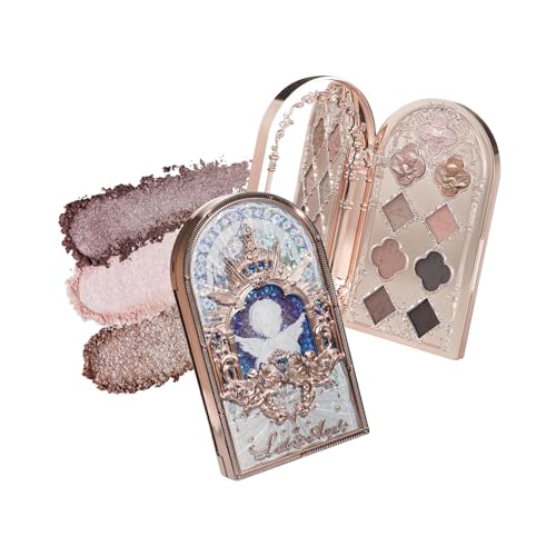 Flower Knows Little Angel 9-Color Eyeshadow Palette Edens Angel 0.37oz - Rosy Nude & Taupe