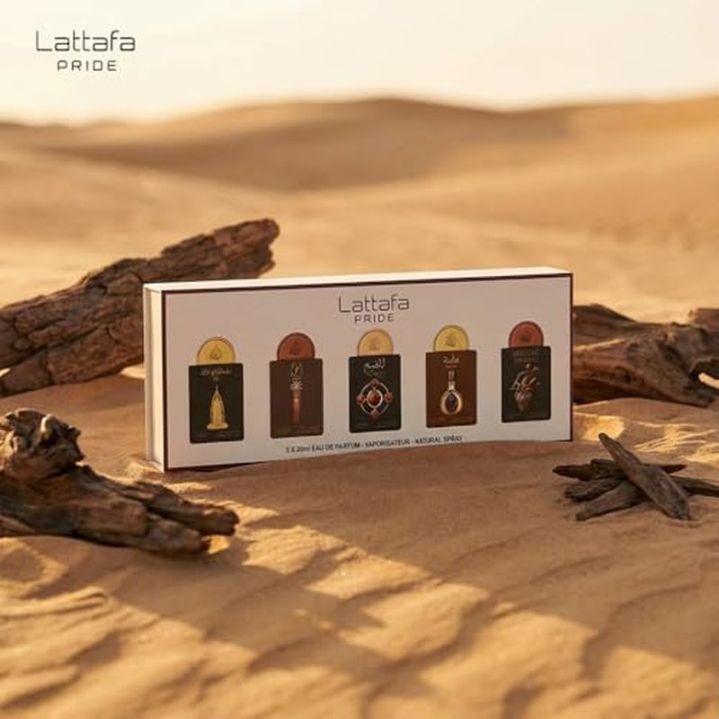 Lattafa Gift Set Collection Eau De Parfum - 5 x 20ml Long-Lasting Scents