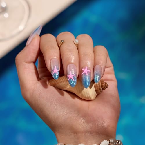 BTArtbox Press On Nails Medium Almond 30ct