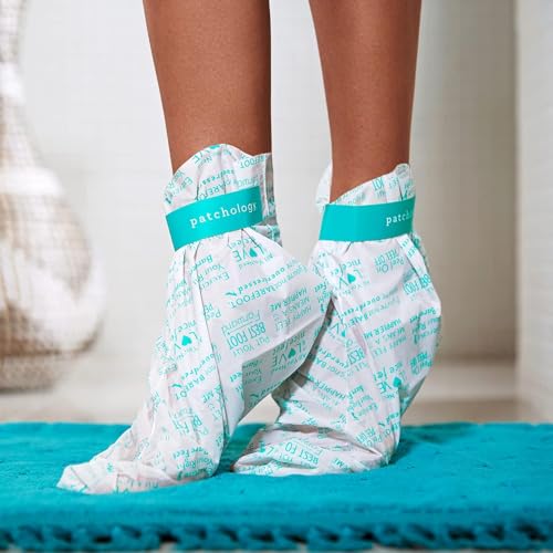 Patchology PoshPeel Foot Peeling Mask for Dry Cracked Feet - AHA & BHA