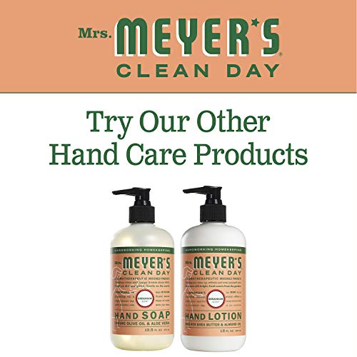 MRS. MEYER'S CLEAN DAY Hand Soap, Made with Essential Oils, Geranium, 12.5 Fl. Oz