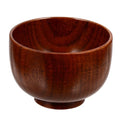 Mipcase Wooden Shaving Soap Bowl for Men Durable Thick Shave Mug with Smooth Polished Surface Comfortable Handle 3.74 X 3.74 X 2.75 Inch Shaving Accessory