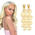 613 Blonde Body Wave Hair Extensions - 2 Bundles 16" AuokMar