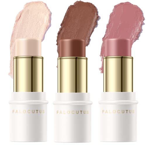 Contour Stick Set 3-Piece - Highlighter, Bronzer & Blush