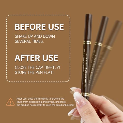 Waterproof Microblading Eyebrow Pencil - 4-Tip Brow Pen