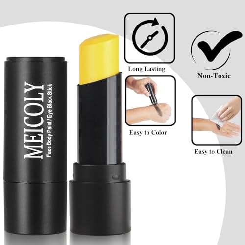 Yellow Waterproof Eye Black Stick – Sports & Costume Makeup