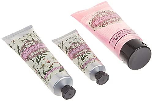 AAA Bath & Body Collection - Shower Gel 200 ml, Hand Cream 60 ml & Body Cream 130 ml (White Jasmine)