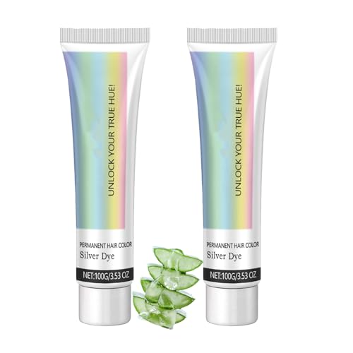 Silver Hair Dye 2-in-1 Coloring & Conditioning, 3.53 Fl Oz