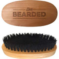 Live Bearded Premium All-Natural Boar Bristle Beard Brush - Real Wooden Handle - Supports Growth, Style Control and Oil Production - Tames Big, Wild Facial Hair - Easily Daily Grooming