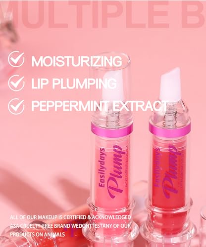 Spicy Mint Lip Plumping Gloss - Hydrating & High-Shine