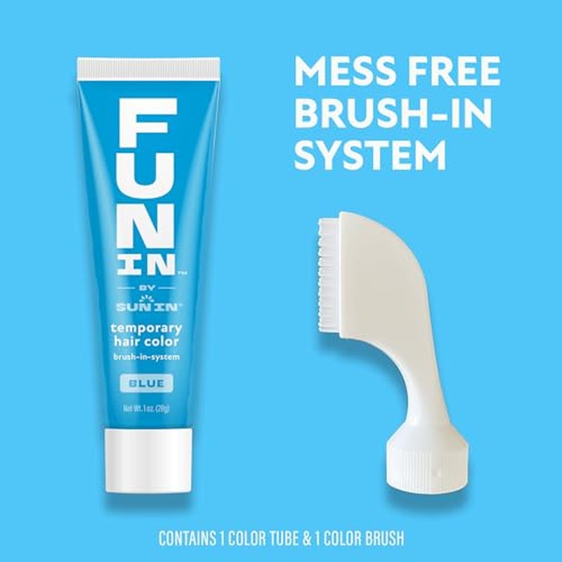 Fun In Temporary Hair Color with Brush Applicator - Washable