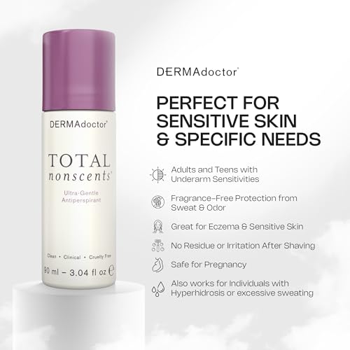 Gentle Antiperspirant for Women - Soothing, Unscented Gel, 3.04 oz