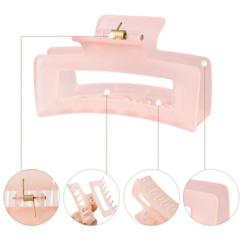 16 Pcs Non-Slip Hair Clips Set in 4 Styles for All Hair Types