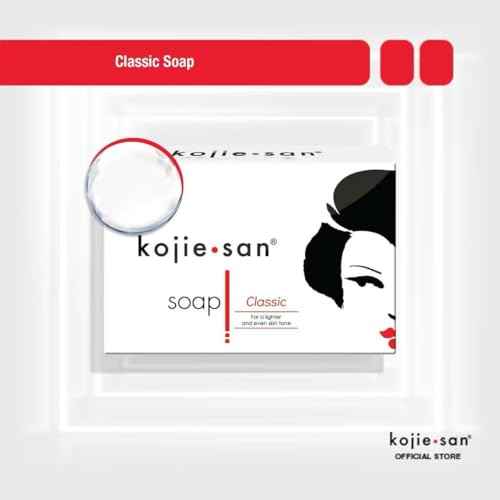 Kojie San Skin and Body Soap ? Original Kojic Acid, Soap Bar with Coconut & Tea Tree Oil ? 3 x 65g Bars