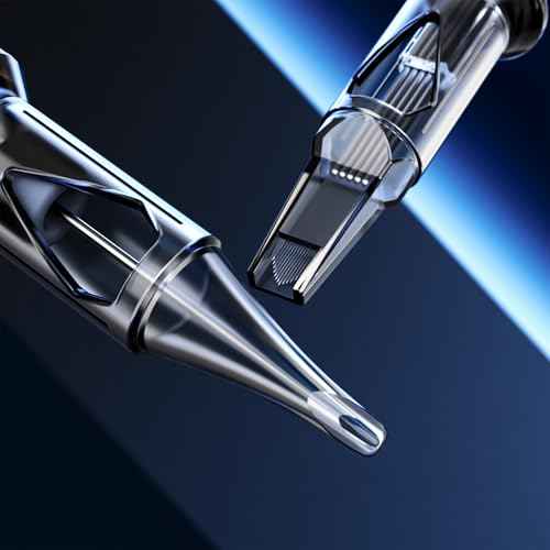 50Pcs Disposable Tattoo Cartridge Needles #10 Bugpin Assorted Mixed Size Round Liner Shader Magnum - 5 Pcs each of 3RL 5RL 7RL 9RL 5RS 9RS 9M1 15M1 9RM 15RM with Membrane Safety for Pro and Beginners