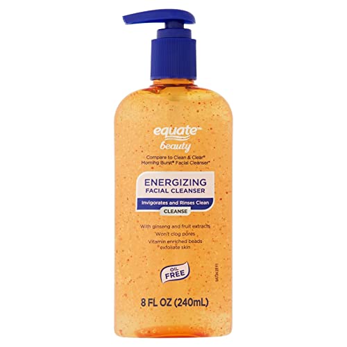 Equate Beauty Energizing Facial Cleanser, 8 fl oz