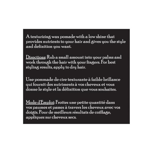 Brickell Men's Products Shaping Paste Pomade For Men, Natural, Texturizing Wax Pomade, 2 Ounce, Scented