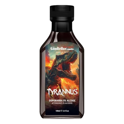 The Goodfellas' smile Alcohol-Free Soothing Aftershave Splash/Tonic, Made in Italy, 100 ml, 3.38 oz (TYRANNUS/Citrus & Wood)