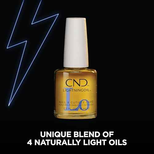 CND LIGHTNINGOIL, Lightning-fast absorption & hydration, nail & cuticle care, 0.5 fl oz