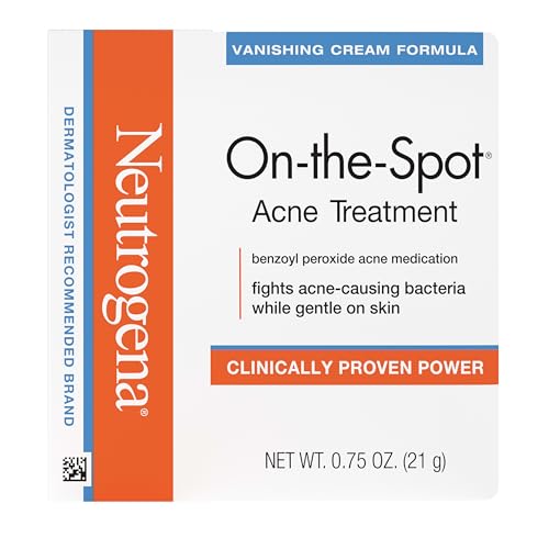 Neutrogena On-The-Spot Acne Spot Treatment, 2.5% Benzoyl Peroxide, 0.75 oz