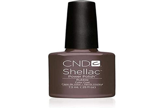 CND Shellac Gel Nail Polish, Long-lasting NailPaint Color with Curve-hugging Brush, Nude/Brown/Tan Polish, 0.25 fl oz