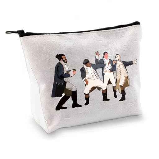GJTIM Musical Gift Musical Theatre Makeup Bag Theatre Accessory Zipper Pouch for Musical Fans (HamMusical Makeup)