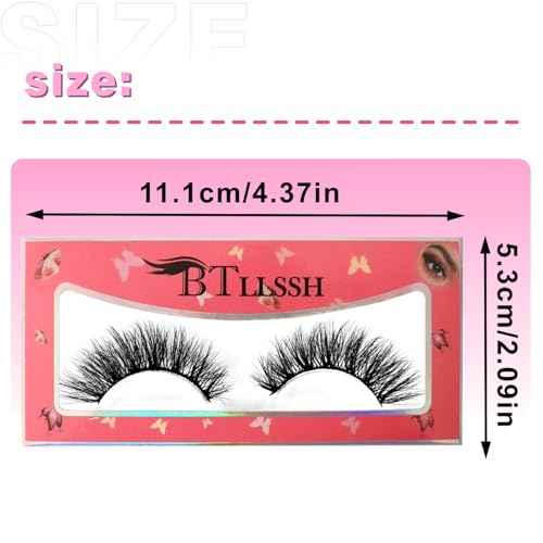 False Eyelashes 15-18mm 3 Styles 27 Pair PACK Mix Cross Fluffy Natural Look Luxury Volume Faux Mink Lashes Reusable Strip Lashes, Mulitpack