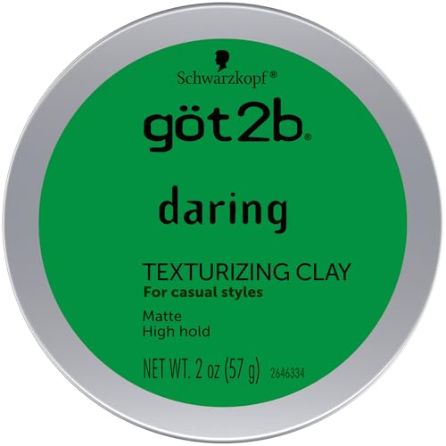 Got2B Daring Texturizing Clay - Matte Finish, High Hold Hair Clay