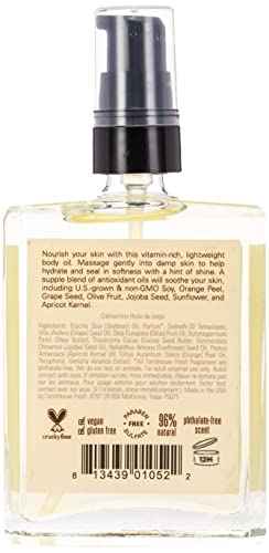 FarmHouse Fresh Clementine Body Oil, Orange, 4 Fl Oz (Pack of 1)