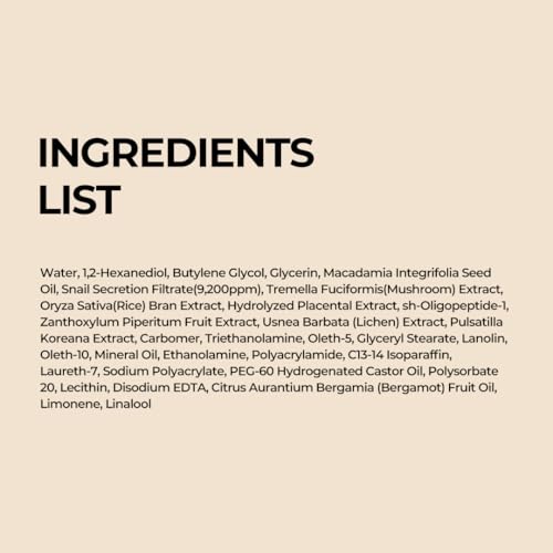 Expert Snail Mucin Cream with Niacinamide, Ceramide Complex, Dual Radiance Moisturizer Ideal for Use After Spot Care, Uneven Skin Tone & Hydration, Korean Skincare 1.85 fl oz