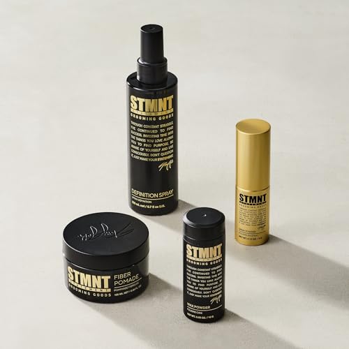 STMNT Grooming Goods Wax Powder,0.53 oz | Semi-Matte Finish | Added Grip and Volume-| Medium Control-| Easy To Wash Out-| Fuller Feeling Hair,(Pack of 2)