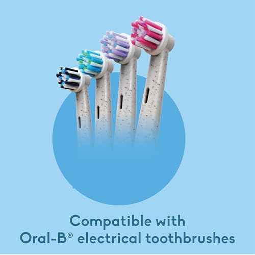 The Humble Co Bamboo Electric Toothbrush Heads Compatible with Oral B Toothbrushes - Replacement Toothbrush Heads with Soft Bristles - Dental Oral Care & Hygiene - Regular Bristles