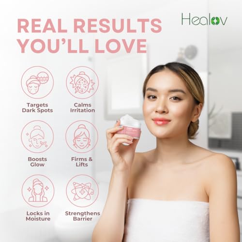 PDRN Cream ? Rejuvenating Korean Face Moisturizer with Salmon DNA, Niacinamide & Vitamin C ? Anti-Aging, Firming, Plumping Daily Cream for Dark Spots, Uneven Tone, Glow, Collagen & Barrier Repair