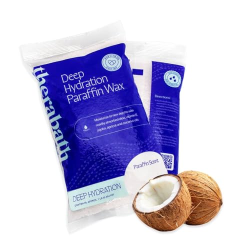 Therabath Deep Hydration Paraffin Wax Refill Beads - Clearly Coconut, 6 lb