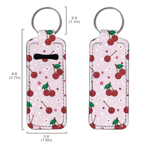 Neoprene Lipstick Holder Keychain for Lip Balm
